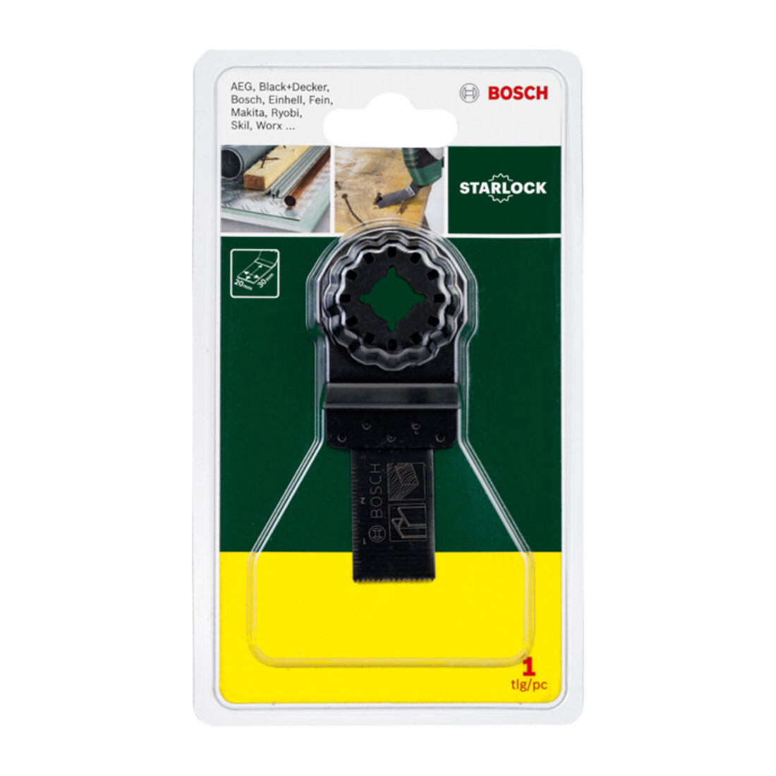 Bosch BIM invalzaagblad Wood and Metal Starlock, 20 x 30 mm