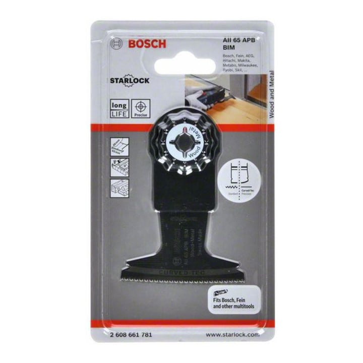 Bosch BIM Tauchsägeblatt AII 65 APB Wood and Metal, 40 x 65 mm