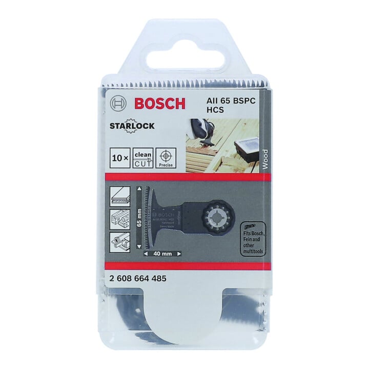 Bosch BiM-Tauchsägeblatt AII 65 BSPC VE à 10 Stück Starlock
