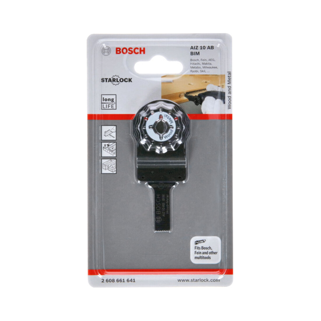 Bosch BIM Tauchsägeblatt AIZ 10 AB Wood and Metal 20 x 10 mm