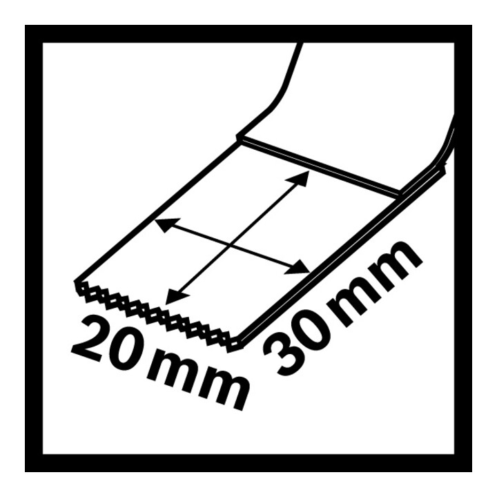 Bosch BiM-Tauchsägeblatt AIZ 20 AB VE à 5 Stück Starlock