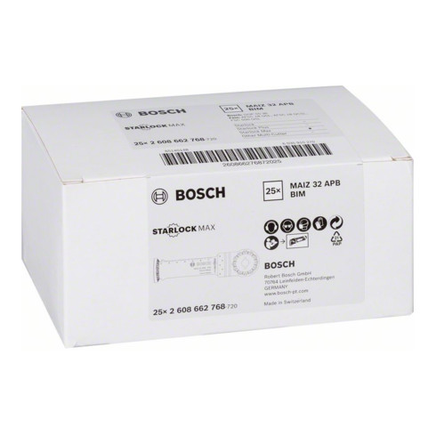Bosch BIM Tauchsägeblatt MAIZ 32 APB, Wood and Metal, 80 x 32 mm