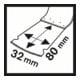 Bosch BIM Tauchsägeblatt MAIZ 32 APB Wood and Metal 80 x 32 mm