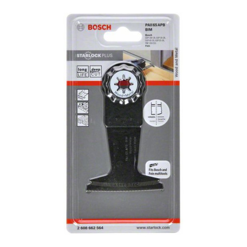 Bosch BIM Tauchsägeblatt PAII 65 APB Wood and Metal, 65 x 50 mm, DIY
