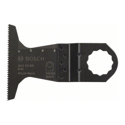 Bosch BIM Tauchsägeblatt SAIZ 65 BB Wood and Nails 40 x 65 mm