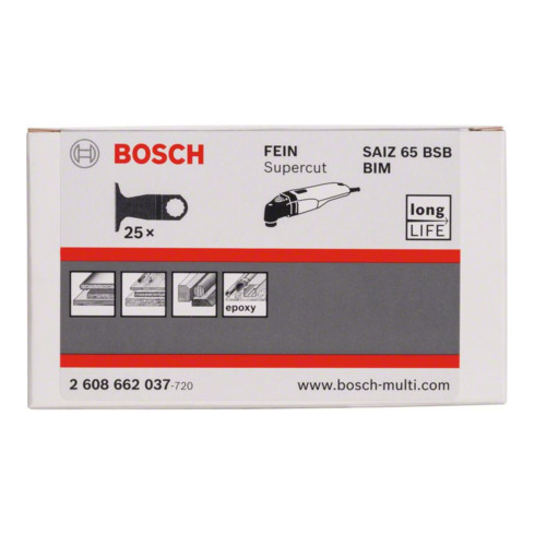 Bosch BIM Tauchsägeblatt SAIZ 65 BSB Hard Wood 40 x 65 mm