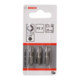 Bosch Bit Pozidriv, L25mm, 1/4" extra duro, 3pz.pz.-3