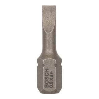 Bosch Bit per cacciavite extra duro, S 0,5x4,0, 25mm