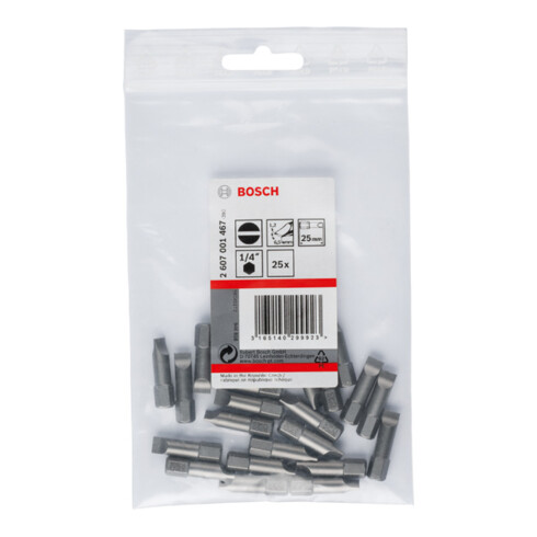 Bosch Bit per cacciavite extra duro, S 1,2x6,5, 25mm