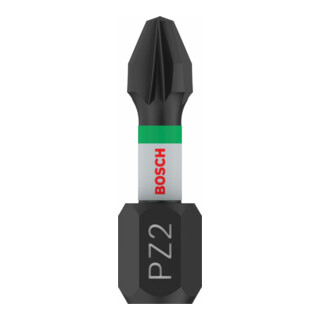 Bosch Bit per cacciavite Impact Control , 25 mm, 2xPZ2. Per cacciavite