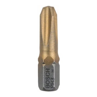 Bosch Bit Phillips MaxGrip, L25mm, 1/4", 3pz.