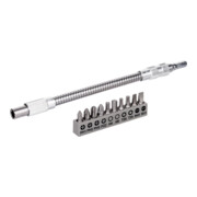 Bosch Bit Set 11-teilig mit flexibler Verlängerung aus Metall 200 mm