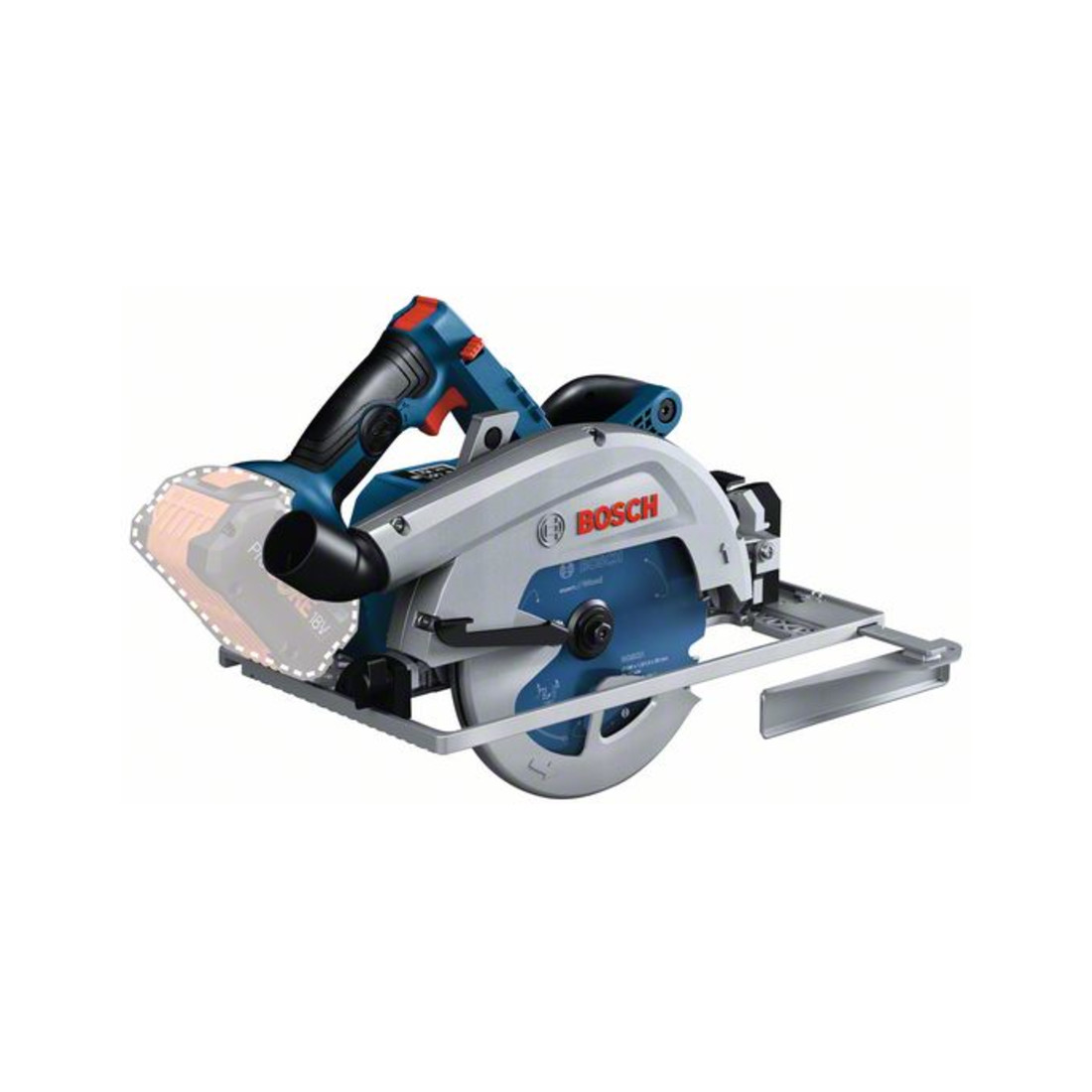 Bosch bitURBO GKS 18V-68 GC accucirkelzaag, soloversie, L-BOXX