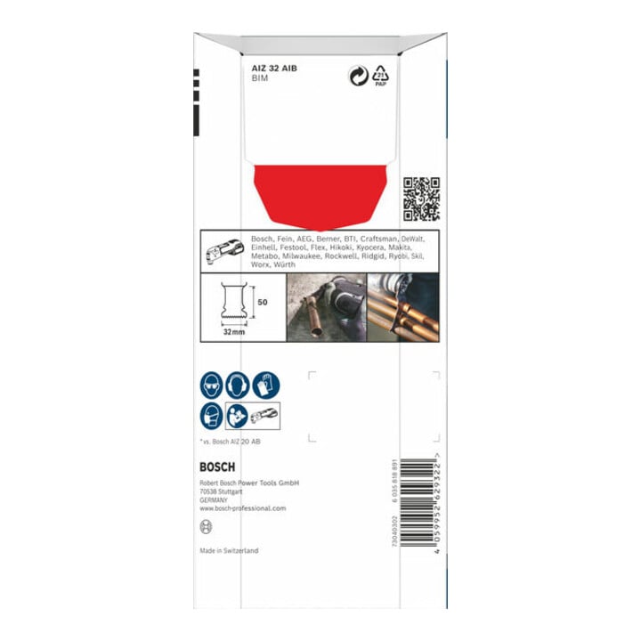 Bosch Blatt für Multifunktionswerkzeuge PRO AIZ 32 AIB 32 x 50mm 5-tlg.
