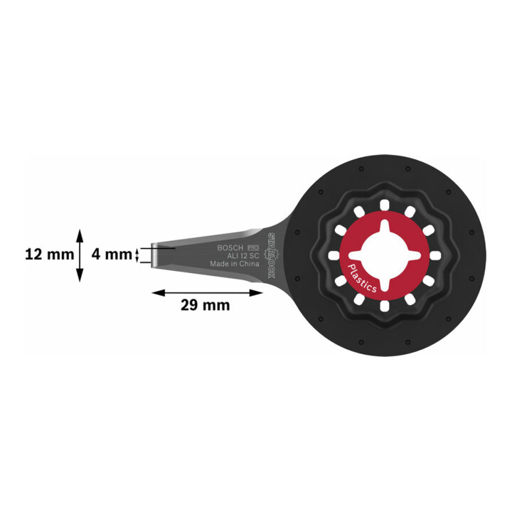Bosch Blatt für Multifunktionswerkzeuge PRO ALI 12 SC 4 x 12mm