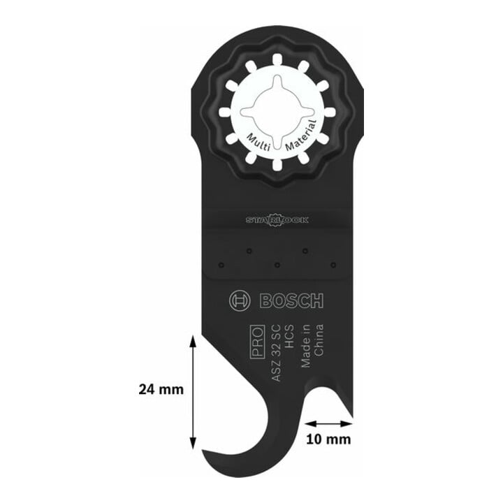 Bosch Blatt für Multifunktionswerkzeuge PRO ASZ 32 SC 24 x 11 mm