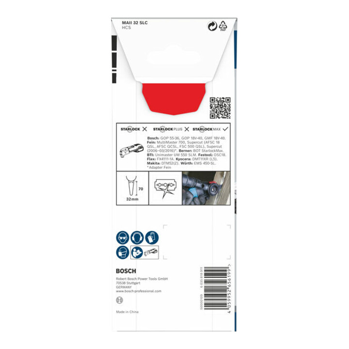 Bosch Blatt für Multifunktionswerkzeuge PRO MAII 32 SLC 32 x 70mm