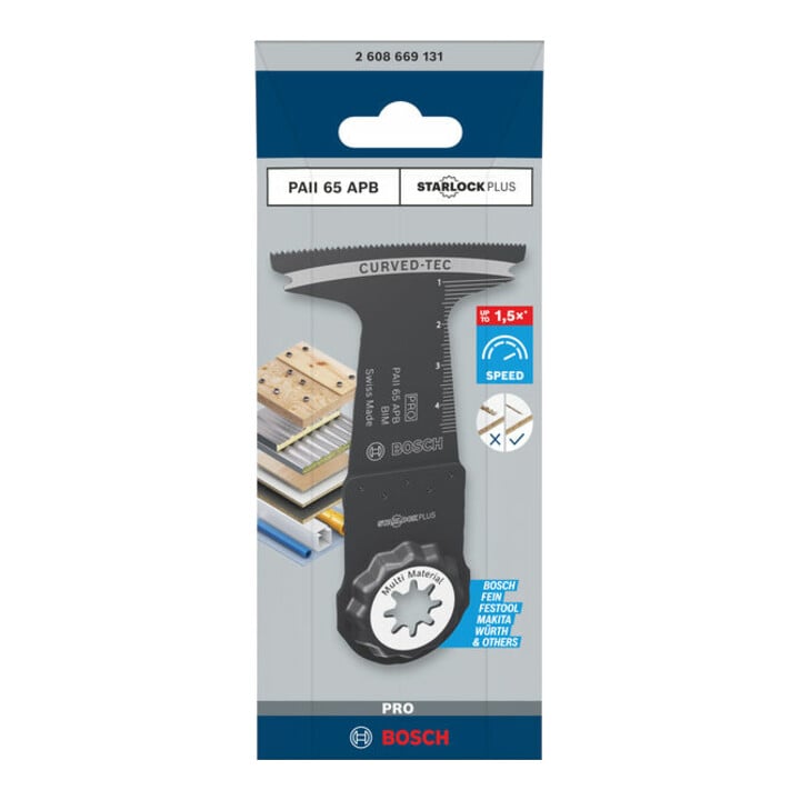 Bosch Blatt für Multifunktionswerkzeuge PRO PAII 65 APB 65 x 55 mm