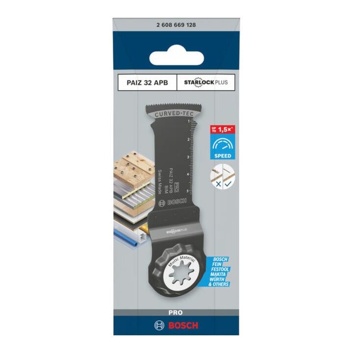Bosch Blatt für Multifunktionswerkzeuge PRO PAIZ 32 APB 32 x 60 mm
