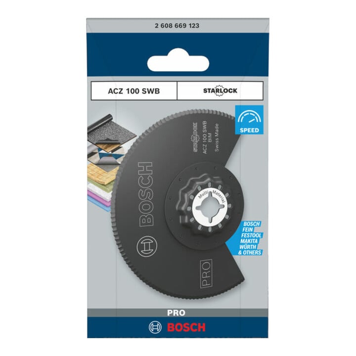 Bosch Blatt PRO ACZ 100 SWB 100mm Multifunktionswerkzeug