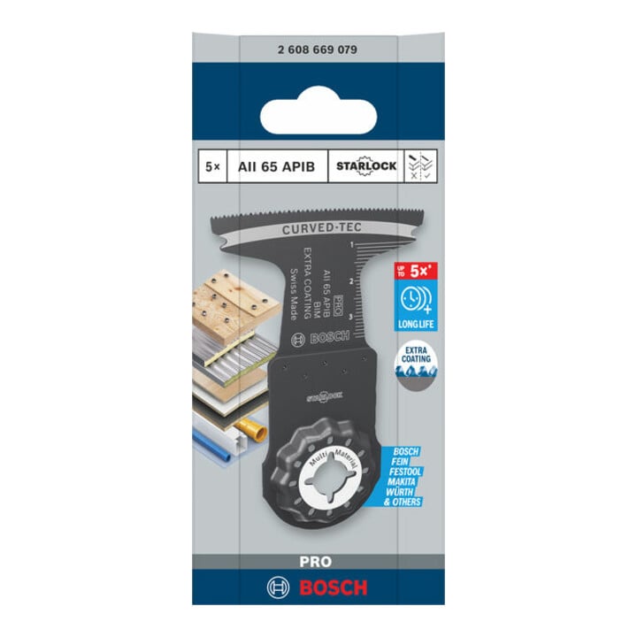 Bosch Blatt PRO AII 65 APIB 65 x 40 mm 5-tlg.