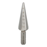 Blechschälbohrer, Sechskantschaft 1/4"