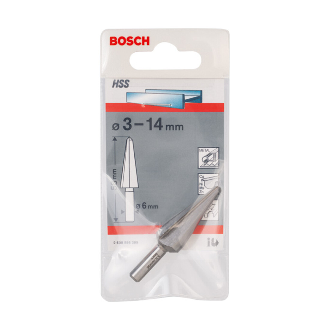 Bosch Blechschälbohrer HSS zylindrisch