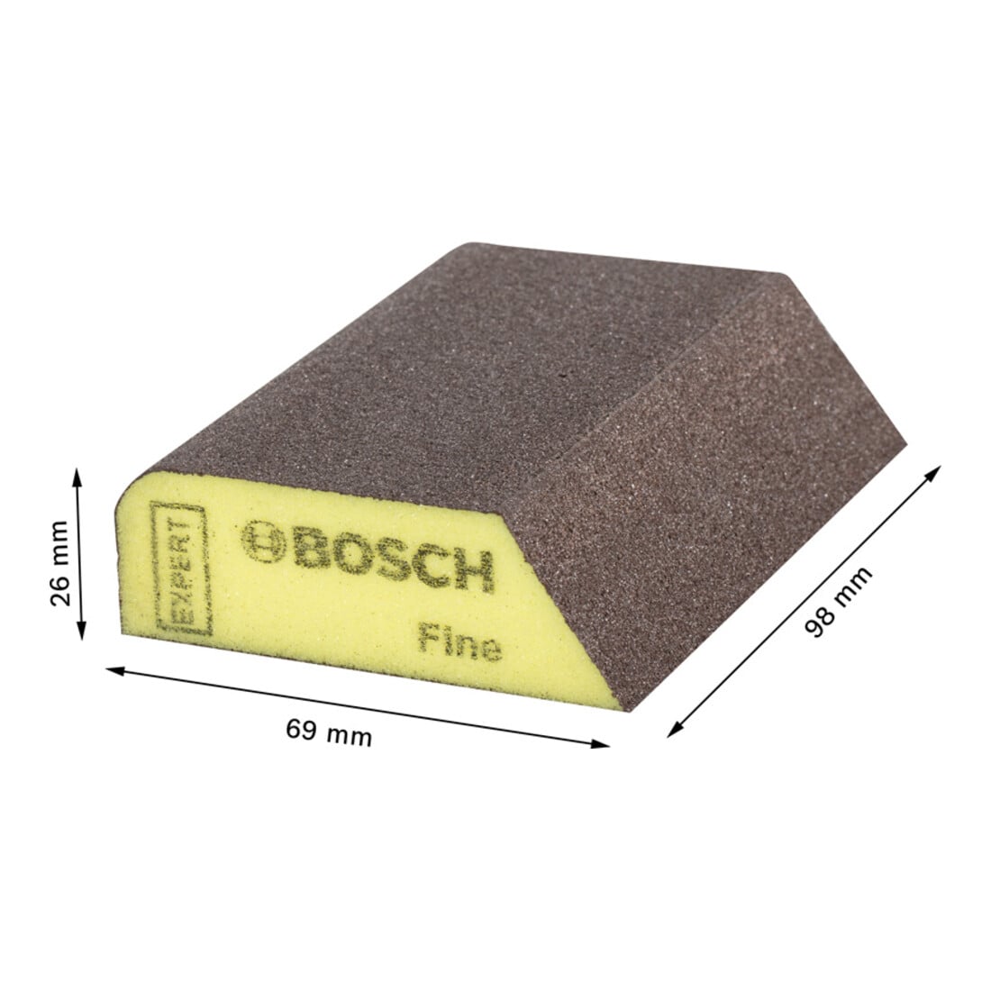 Bosch Blocco combinato EXPERT S470 69x97x26mm, fine per la levigatura a mano