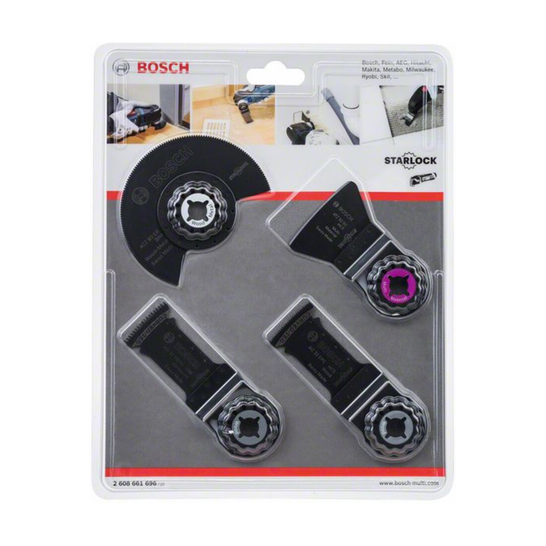 Bosch Boden-/Einbau-Set 4-teilig