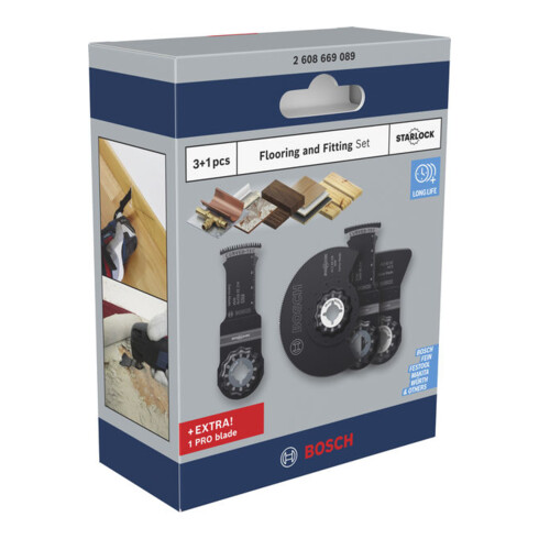 Bosch Boden und Installations Set, 4-tlg.