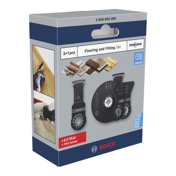 Bosch Boden und Installations Set, 4-tlg.