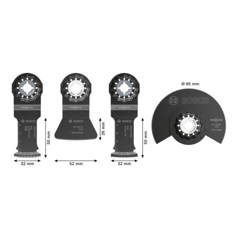 Bosch Boden und Installations Set, 4-tlg.