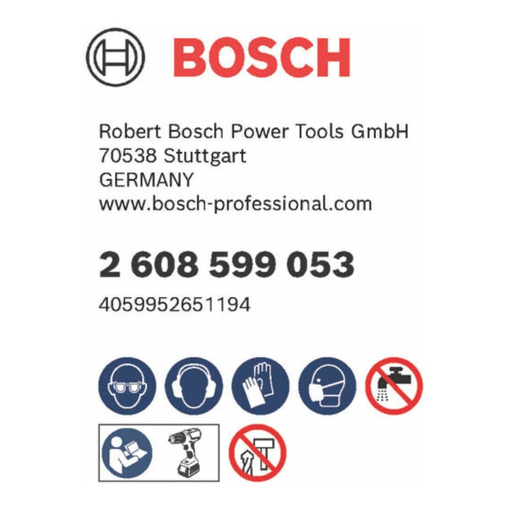 Bosch Bohrer PRO Ceramic dry 6 x 33 x 13 mm