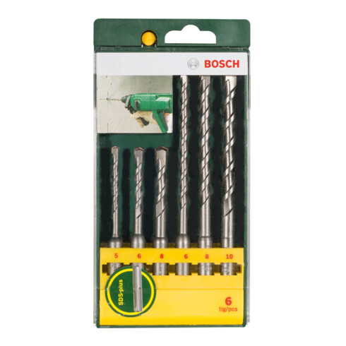 Bosch Bohrer-Set, SDS-plus-S1, 6-teilig