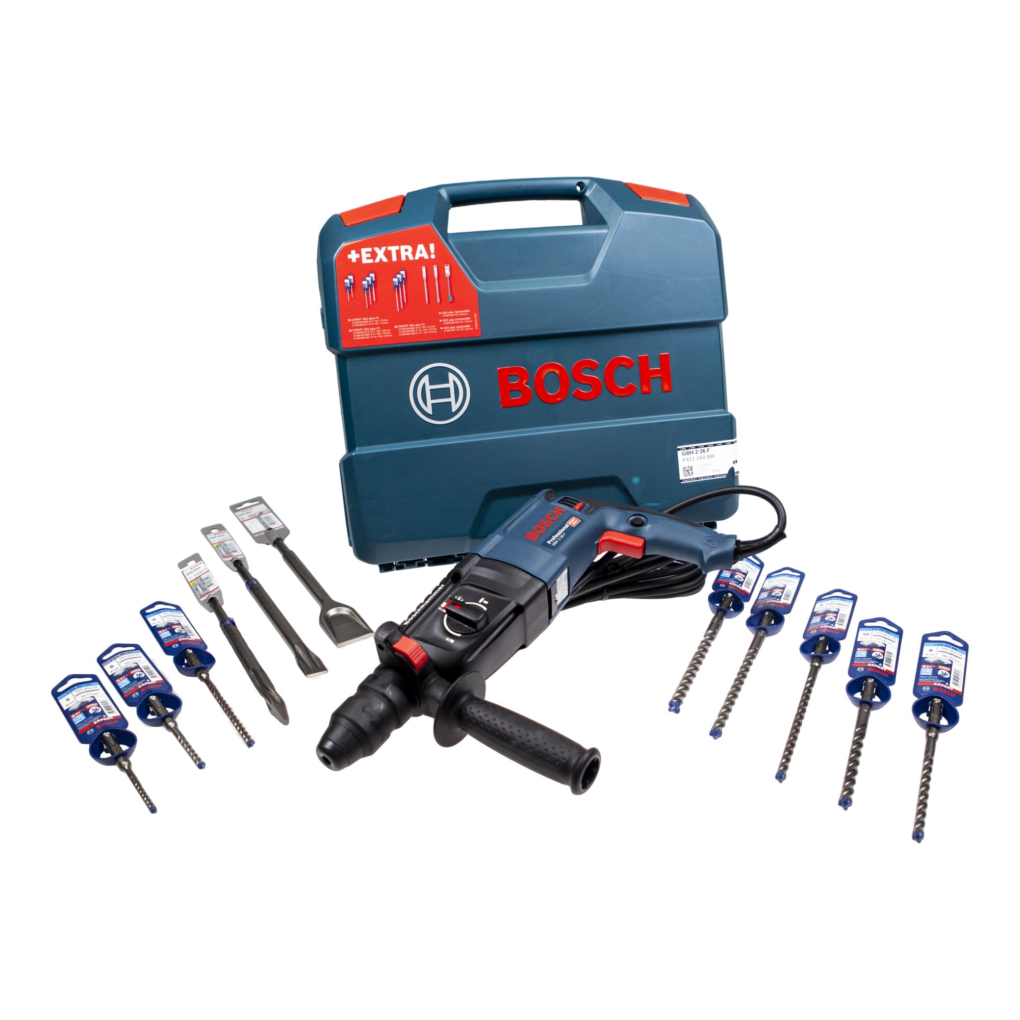 Bosch Bohrhammer GBH 2-26 F inkl. EXPERT Zubehör