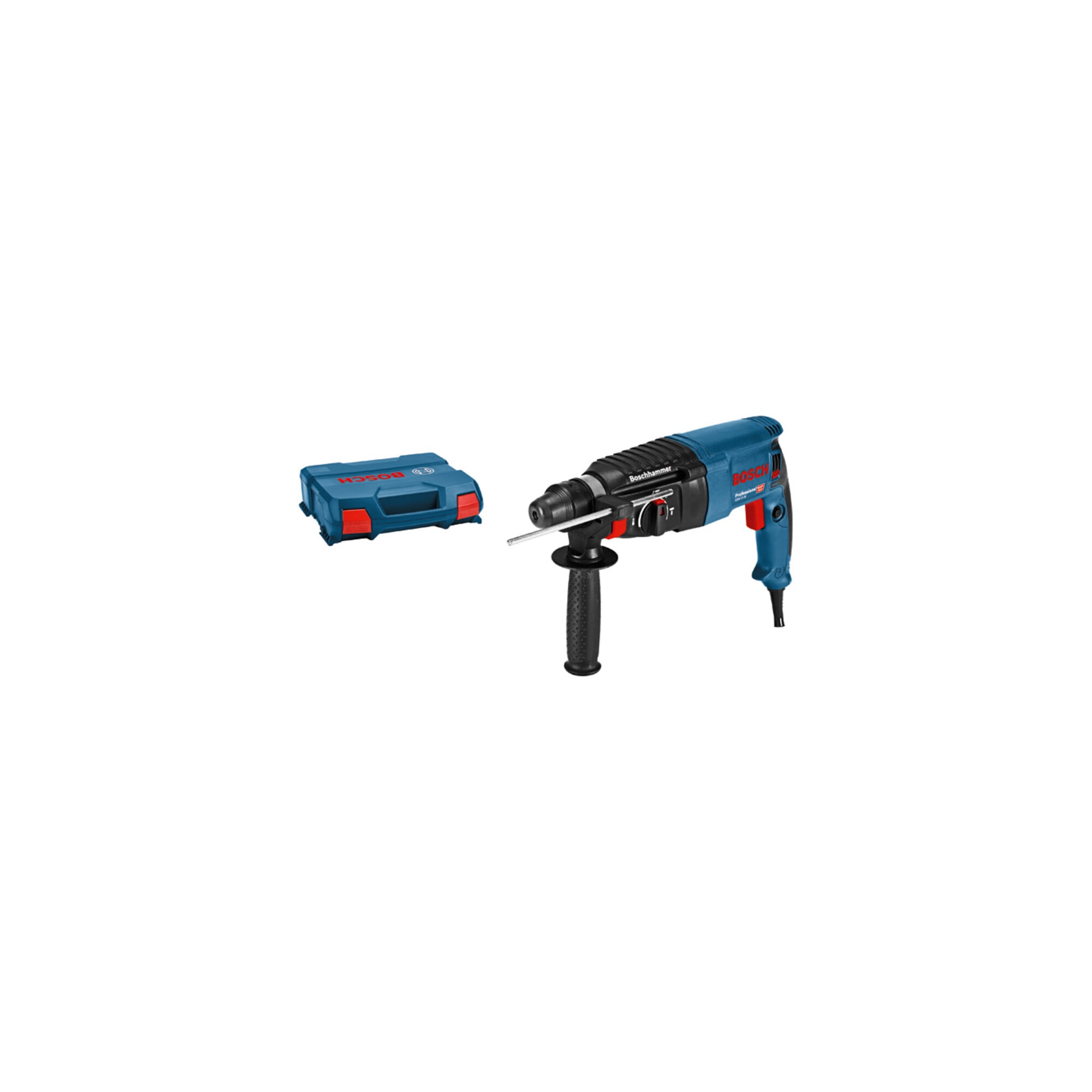 Bosch SDS plus GBH 2-26 Bohrhammer, mit Bohrhammer, SDS plus-Aufnahme und Koffer für Bohren und Meißeln, 06112A3000