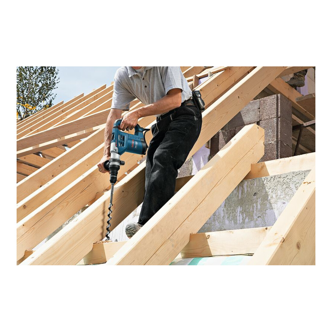 Bosch Bohrhammer mit SDS plus GBH 4-32 DFR L-BOXX Schnellspannbohrfutter