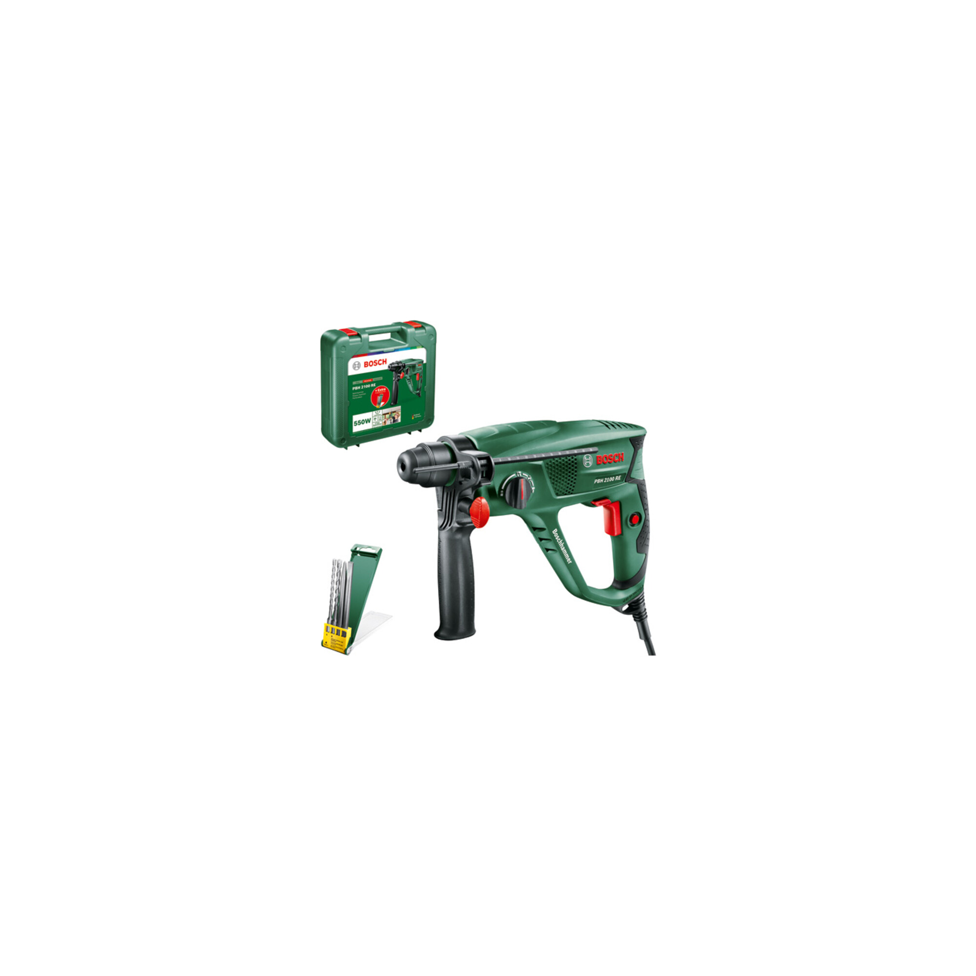 BOSCH Bohrhammer PBH 2100 RE im Tragekoffer