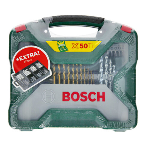 Bosch boor- en schroevendraaier bitset + deuvelenset, 173 stuks