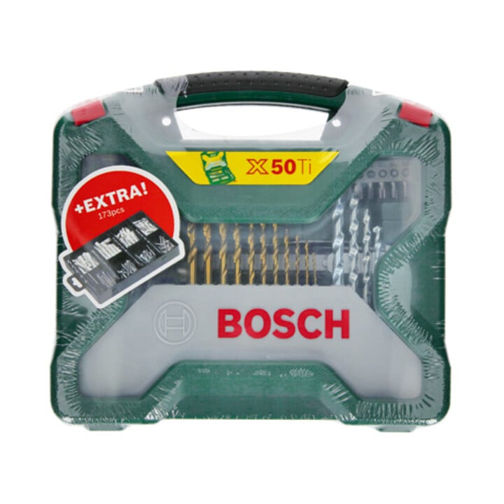 Bosch boor- en schroevendraaier bitset + deuvelenset, 173 stuks