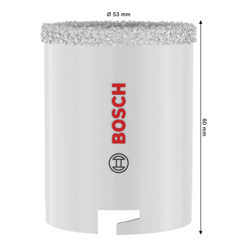 Bosch Boorzaag voor baksteen en zachte tegels met opzethouder, 53 x 60 mm
