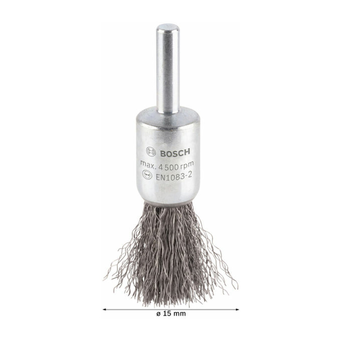 Bosch borstel golvend 0,2 mm 15 mm 4500 tpm