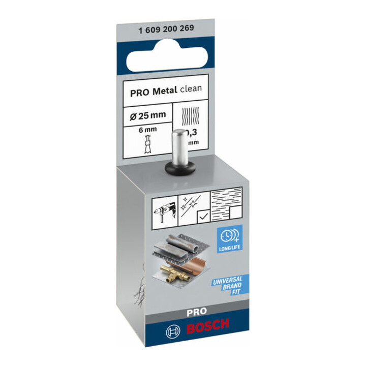 Bosch borstel golvend 0,3 mm 25 mm 4500 tpm