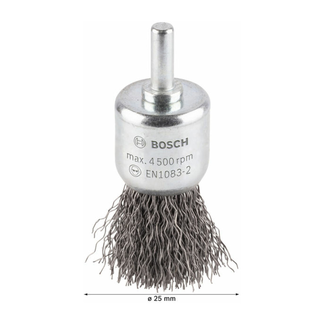 Bosch borstel golvend 0,3 mm 25 mm 4500 tpm