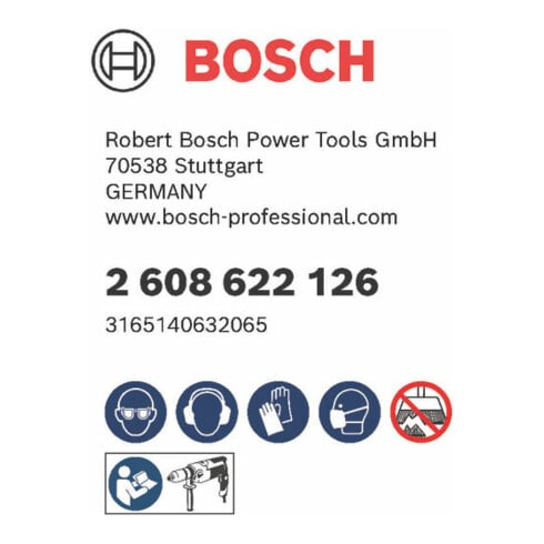Bosch roestvrijstalen borstel met gegolfde draad