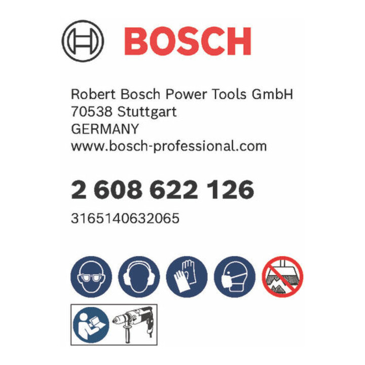 Bosch borstel roestvast gegolfd 0,2 mm 15 mm 4500 tpm