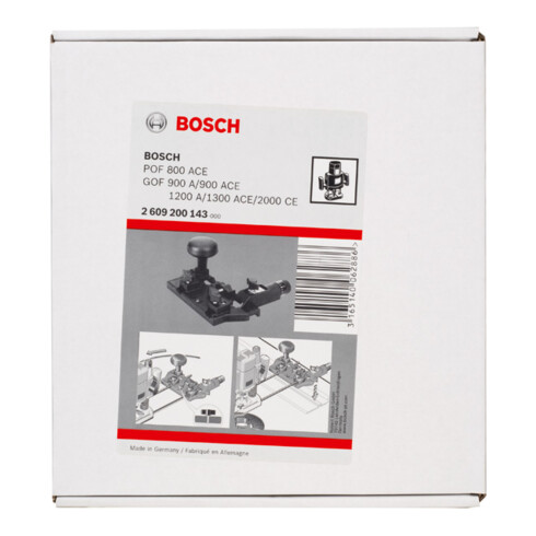 Bosch bovenfreeskompas en geleiderailadapter voor Bosch bovenfrezen variant 1