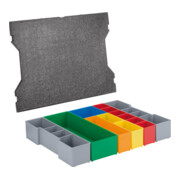 Bosch Boxen für Kleinteileaufbewahrung inset box Set 13 Stück, Passend zur L-BOXX 102
