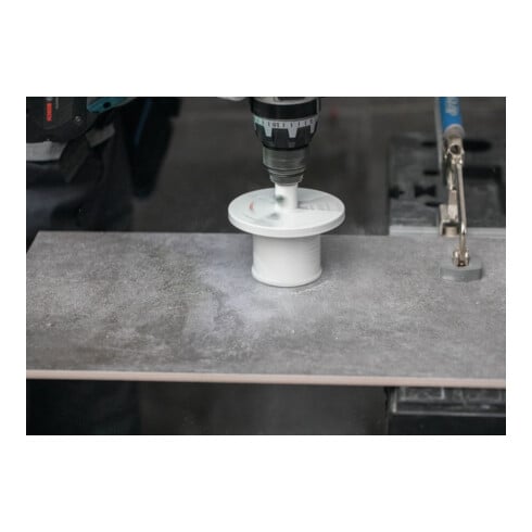 Bosch Brick- en zachte tegel gatenzaag met opzethouder, 73 x 60 mm
