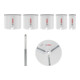 Bosch Brick- en zachte tegel gatenzaagset met opzethouder, 33; 53; 67; 73; 83 x 60 mm